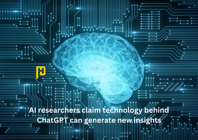 AI researchers claim technology behind ChatGPT can generate new insights